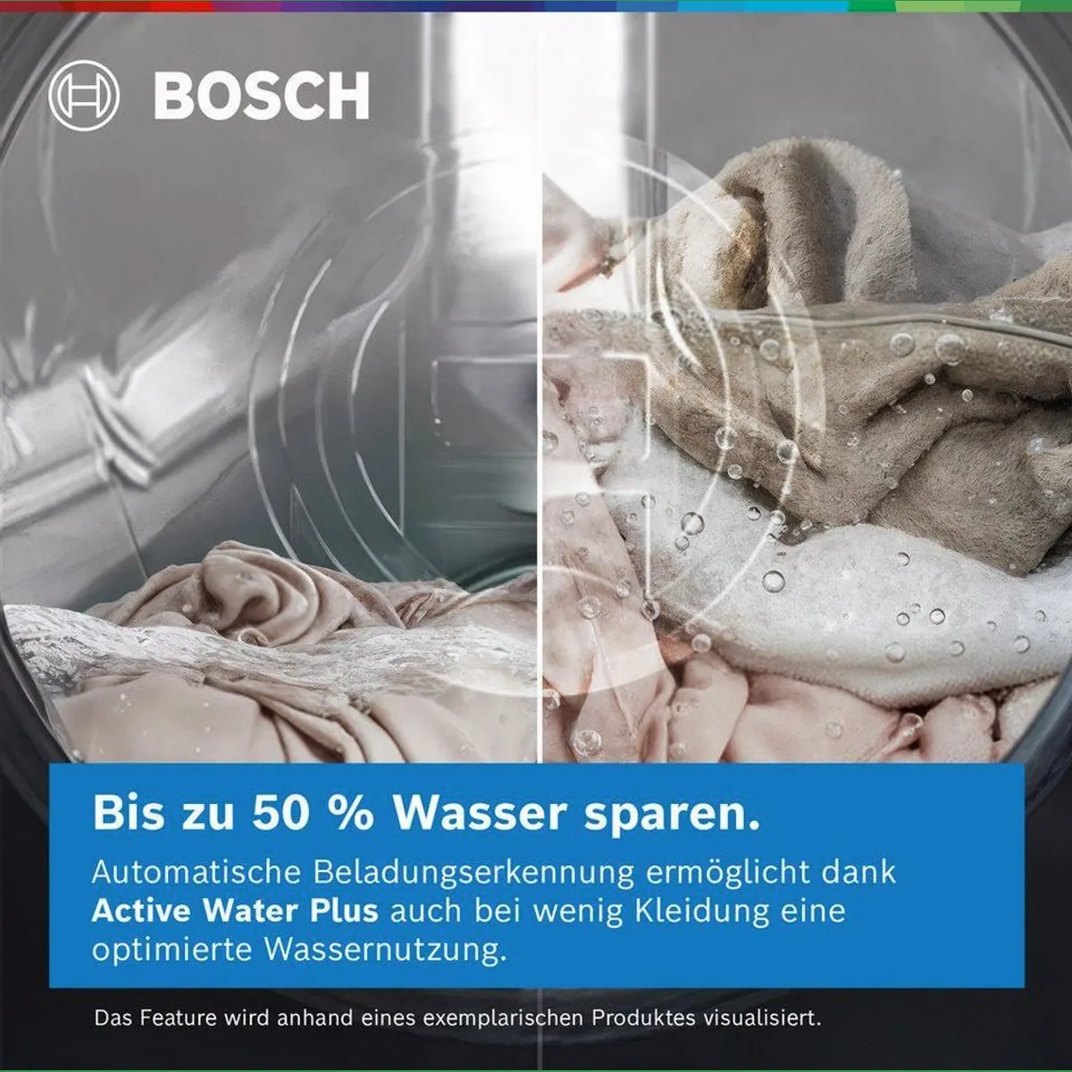 BOSCH WUU28T71 Waschmaschine, 8 kg, 1400 U/min, energieeffizient und leise 4