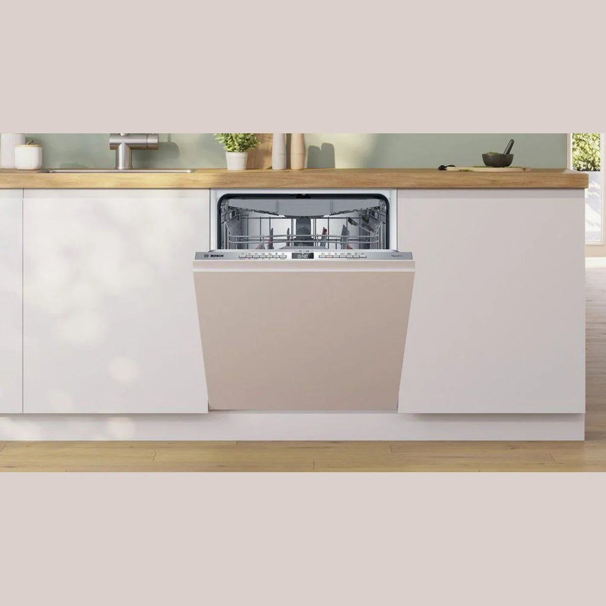 BOSCH SMV4ECX32E Geschirrspüler, 14 Maßgedecke, Türöffnung gegen Kondenswasser, Max Flex Körbe 5