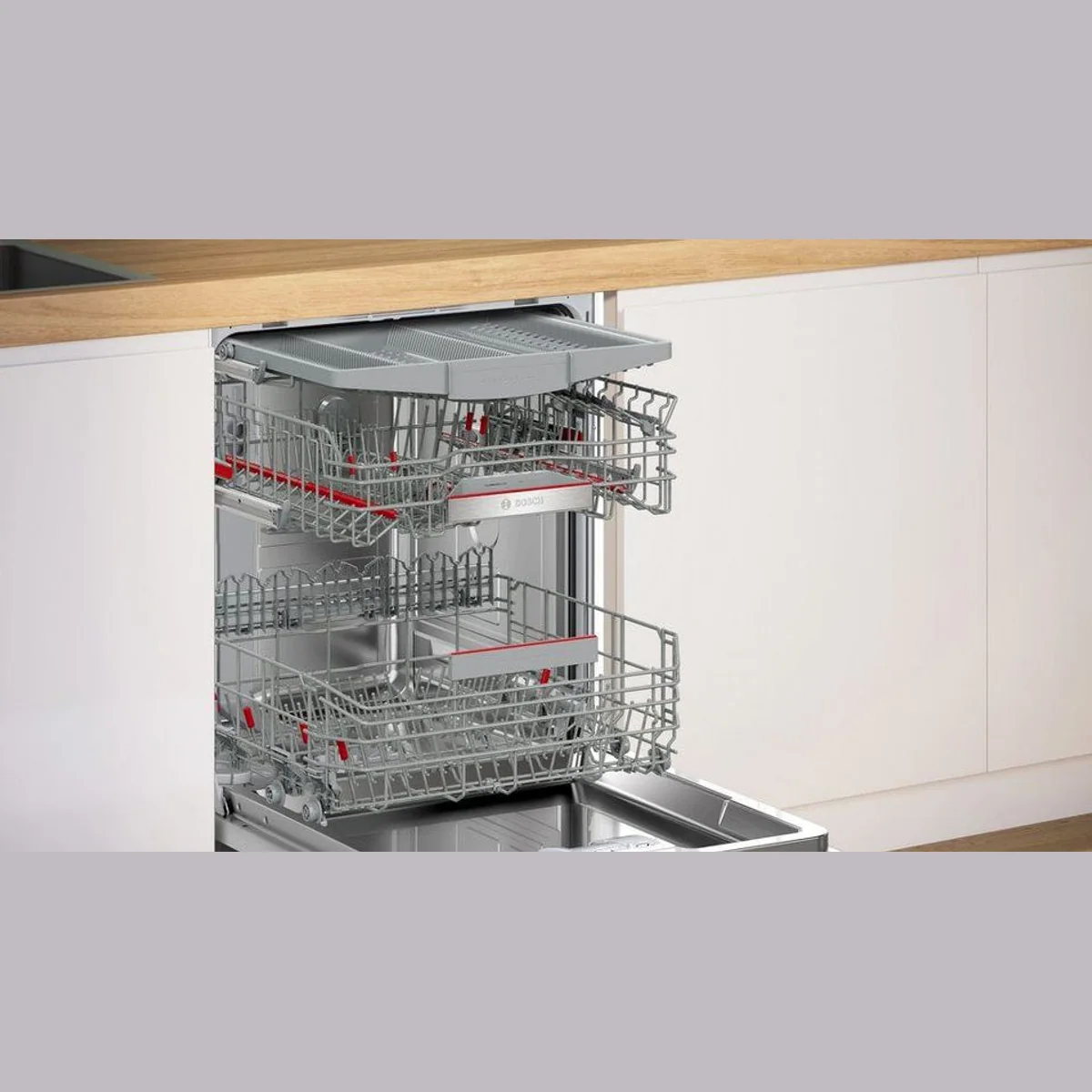 BOSCH SBV4ECX32E Geschirrspüler, 14 Maßgedecke, flexible Max Flex Körbe, automatische Türöffnung 5