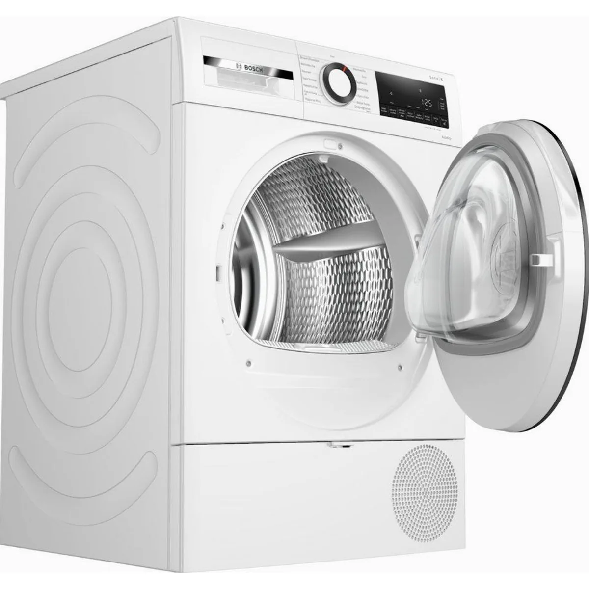 BOSCH Wärmepumpentrockner Serie 6 WQG233D01, einfache Reinigung, Bettwäscheprogramm 3