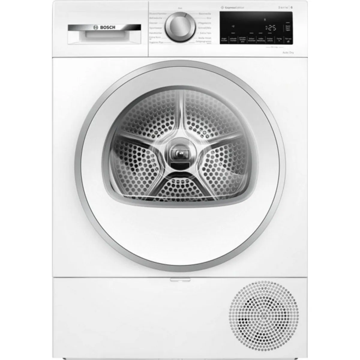 BOSCH Wärmepumpentrockner Serie 6 WQG233DH1, 9 kg Nennkapazität, AutoDry-Funktion