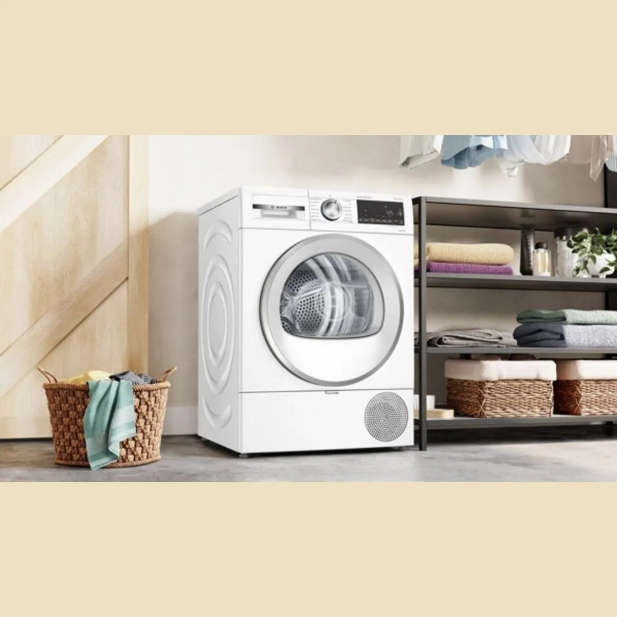BOSCH Wärmepumpentrockner Serie 6 WQG233DH1, 9 kg Nennkapazität, AutoDry-Funktion 3