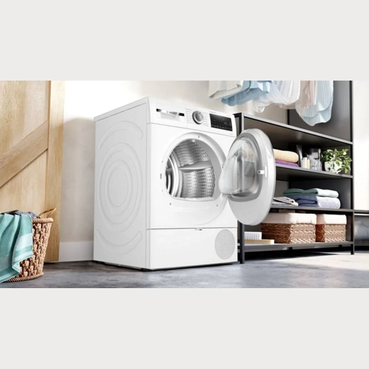BOSCH Wärmepumpentrockner Serie 6 WQG233DH1, 9 kg Nennkapazität, AutoDry-Funktion 4