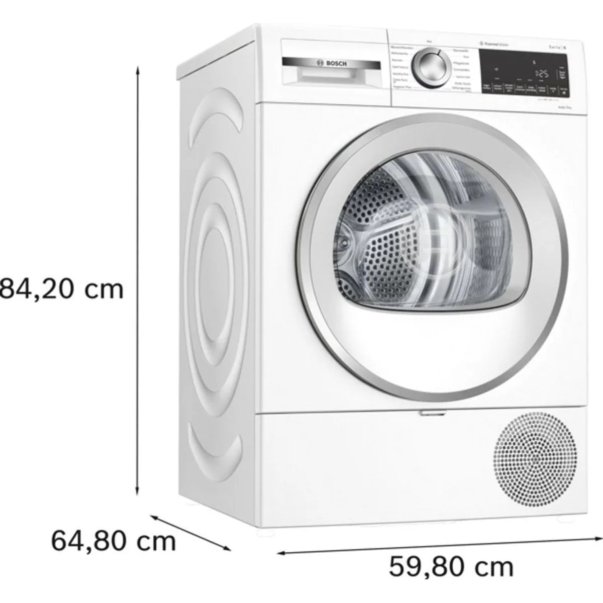 BOSCH Wärmepumpentrockner Serie 6 WQG233DH1, 9 kg Nennkapazität, AutoDry-Funktion 5