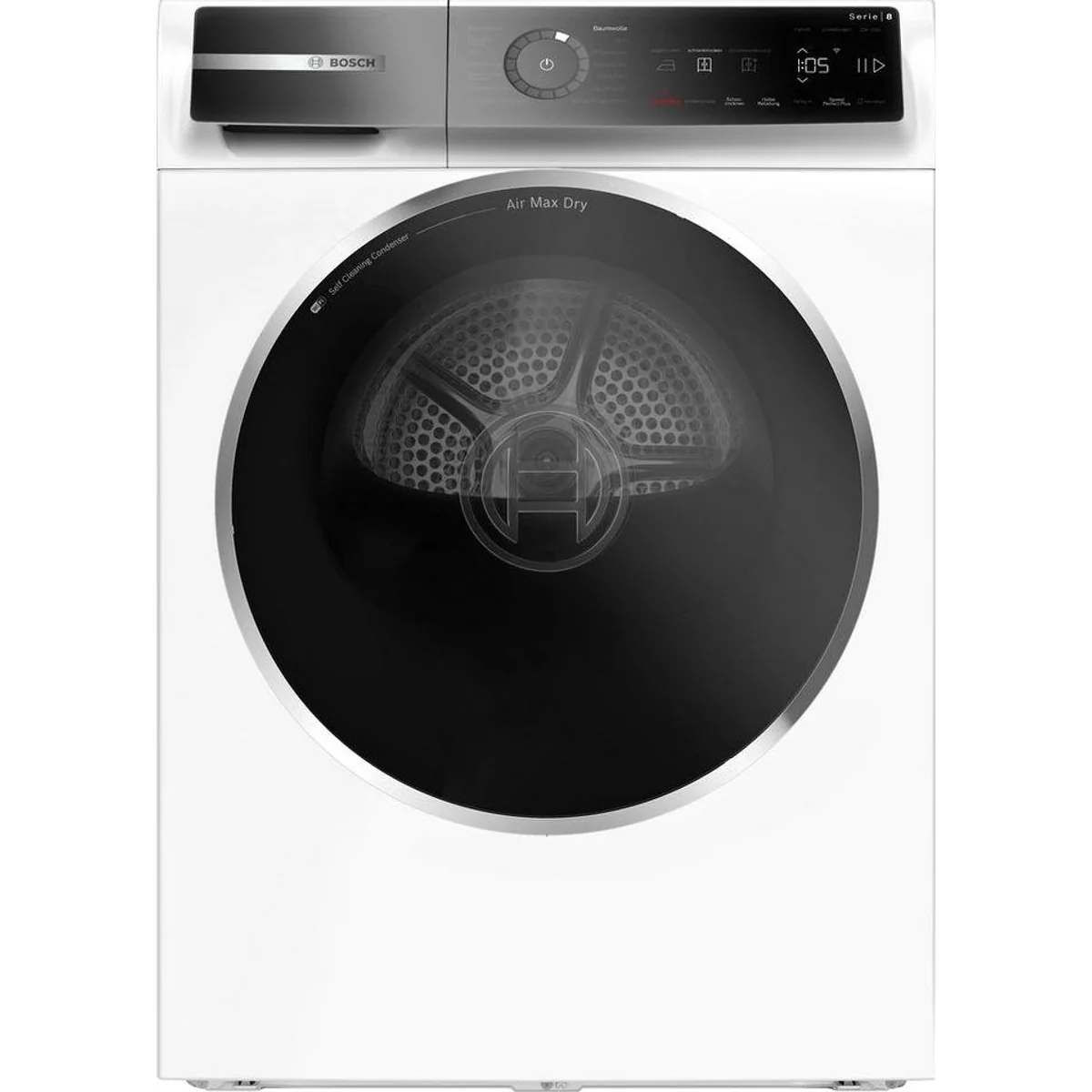 BOSCH Wärmepumpentrockner Serie 8 WRB247C40, Energieeffizienzklasse A++, großes Fassungsvermögen, leise im Betrieb