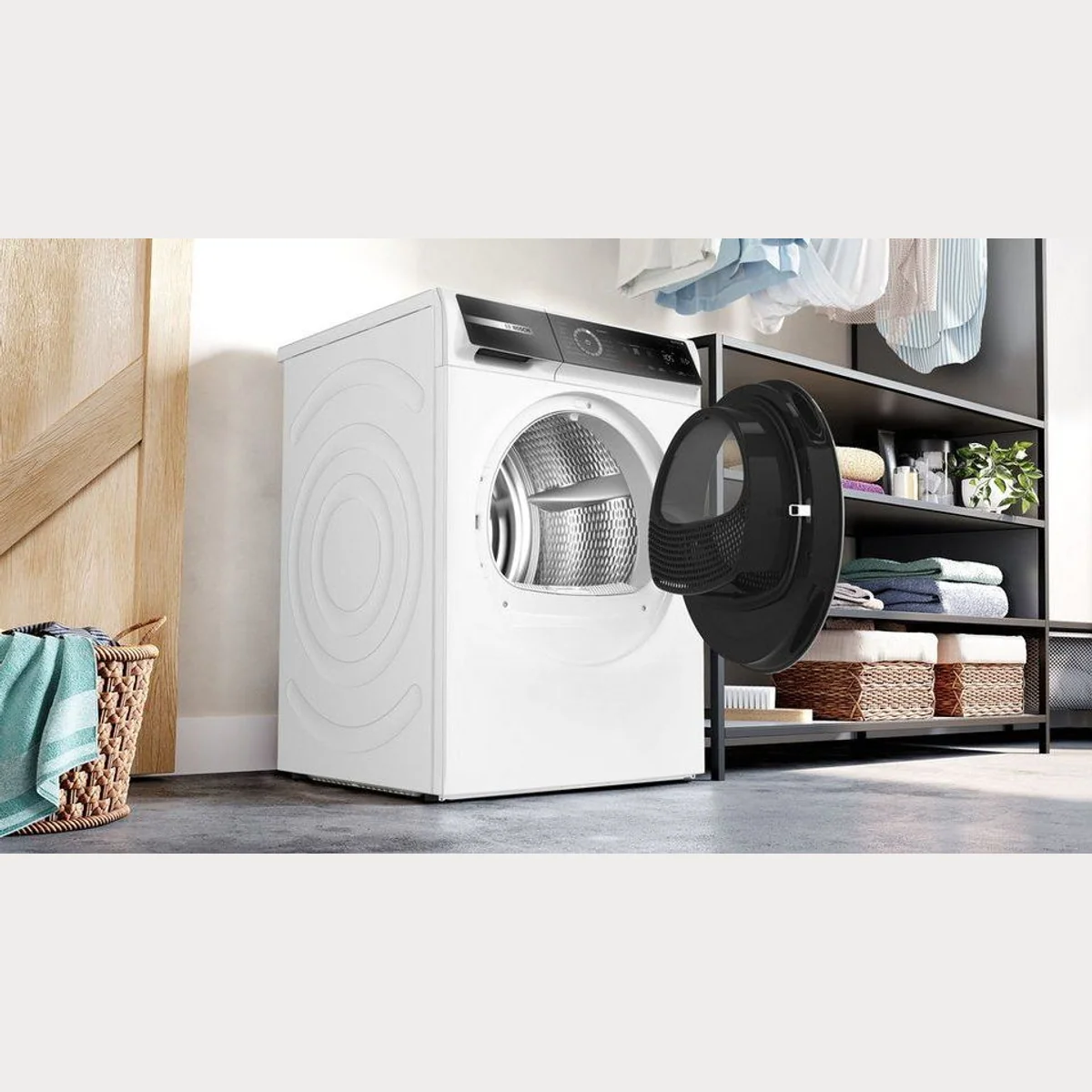 BOSCH Wärmepumpentrockner Serie 8 WRB247C40, Energieeffizienzklasse A++, großes Fassungsvermögen, leise im Betrieb 4