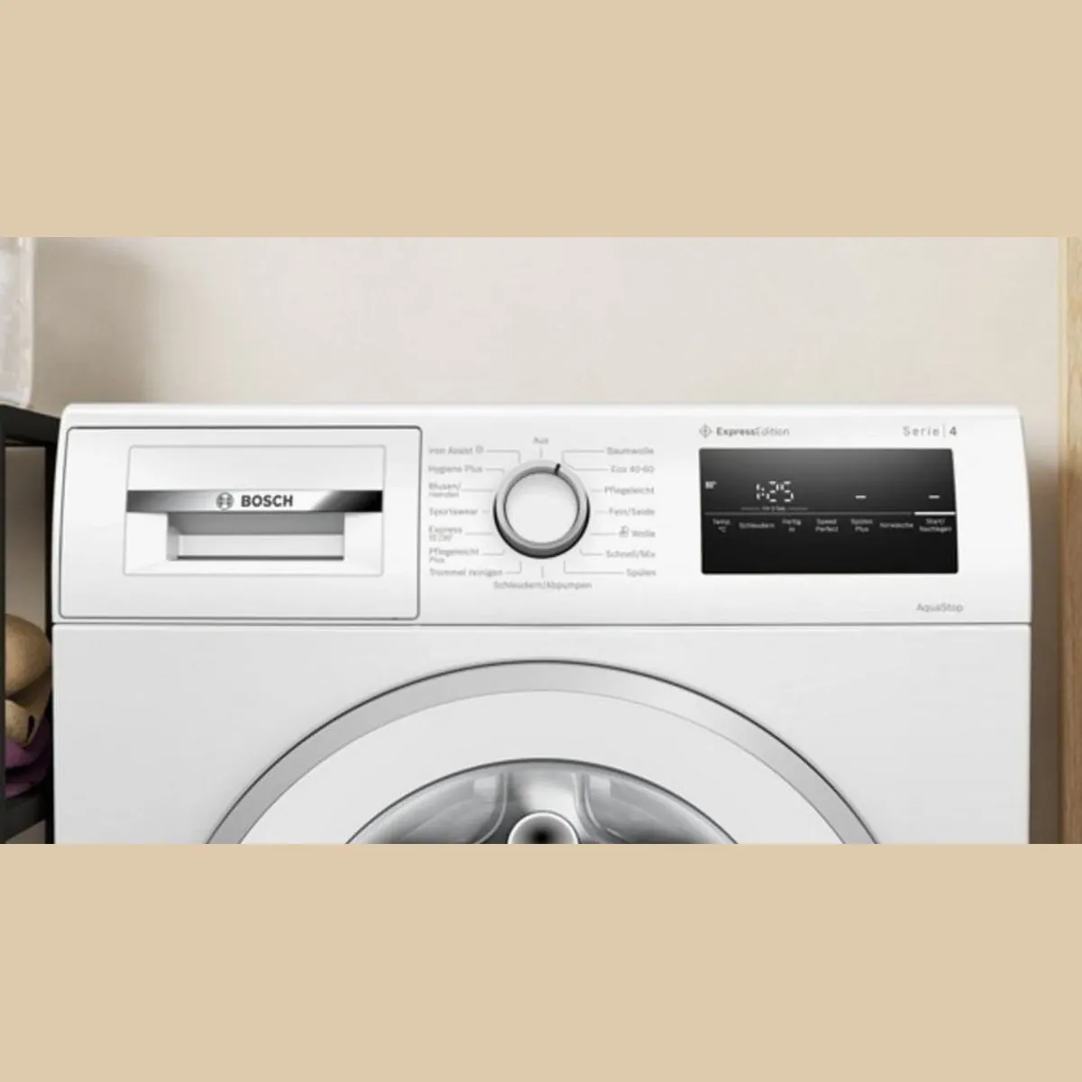 BOSCH WAN282H5 Waschmaschine, 8 kg, 1400 U/min, Eco Silence Drive, AquaStop 2