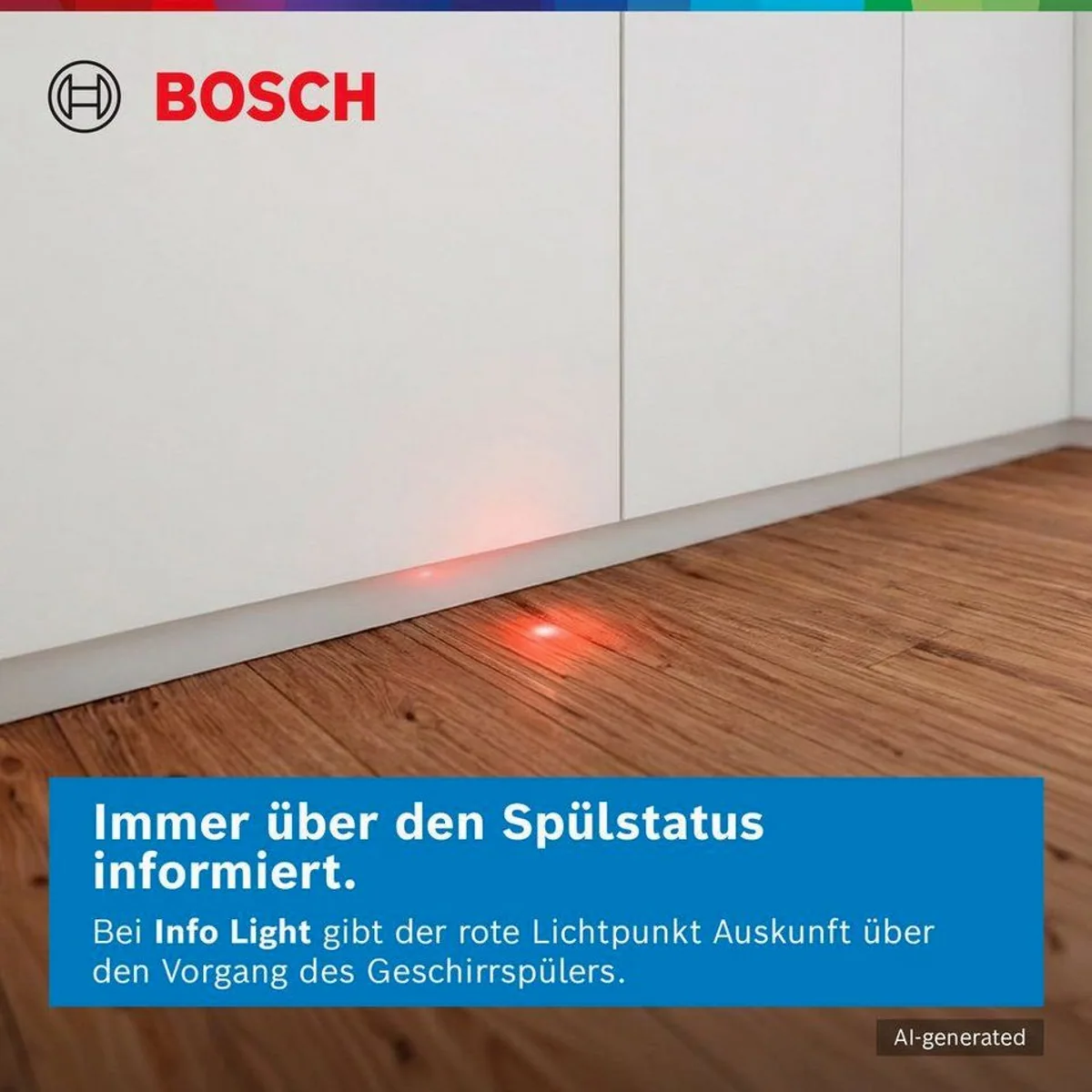 BOSCH SMV2HVX06E Geschirrspüler, 14 Maßgedecke, VarioSchublade & Info Light 4