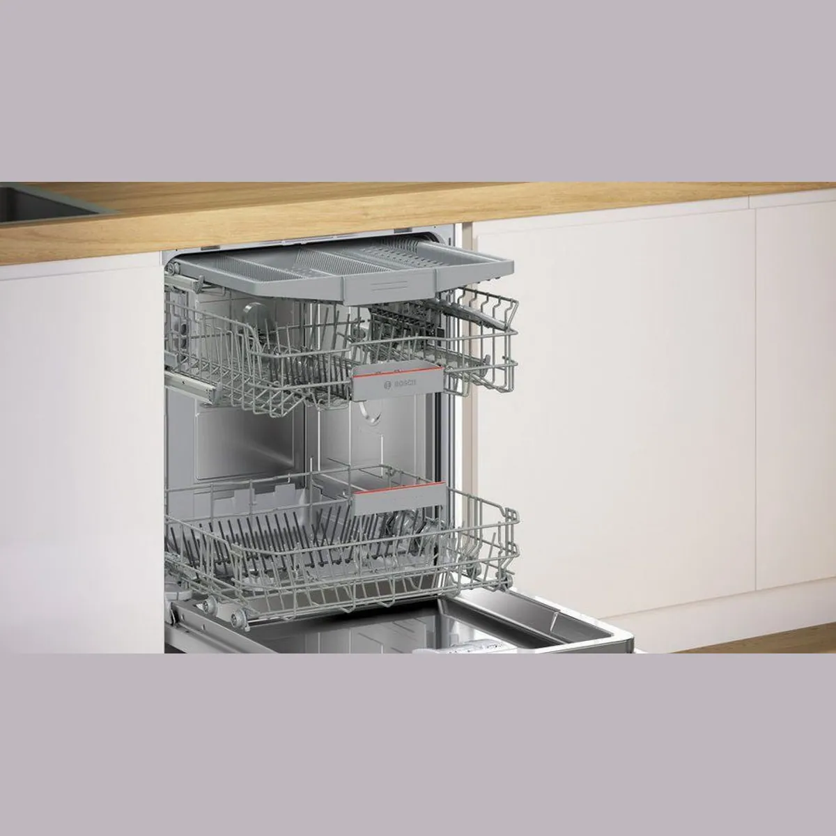 BOSCH SBV4HVX14E Geschirrspüler, 14 Maßgedecke, flexible Körbe, Info Light 5