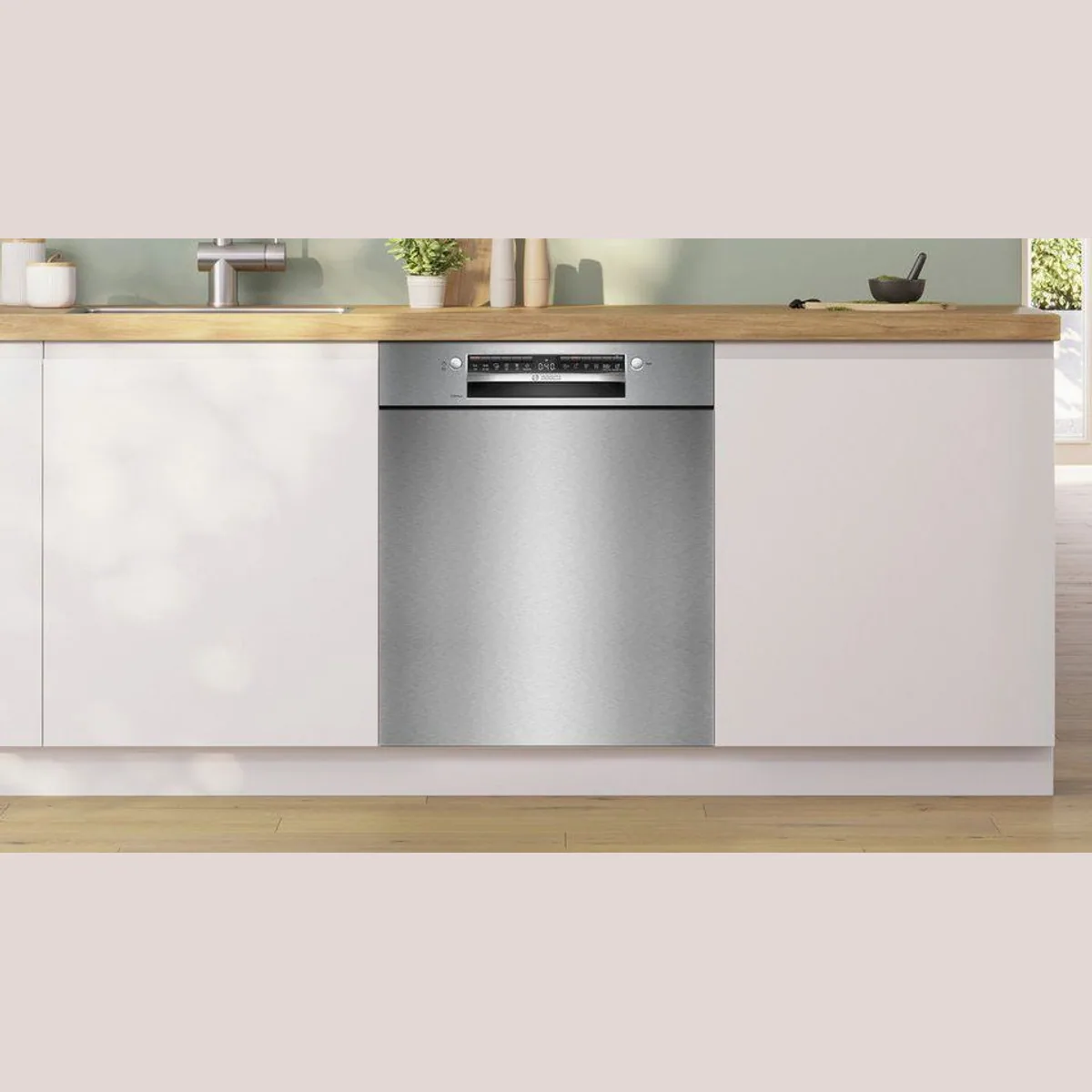 BOSCH Unterbaugeschirrspüler Serie 4 SMU4HVS14E, 14 Maßgedecke, 3-fach Rack Matic 2