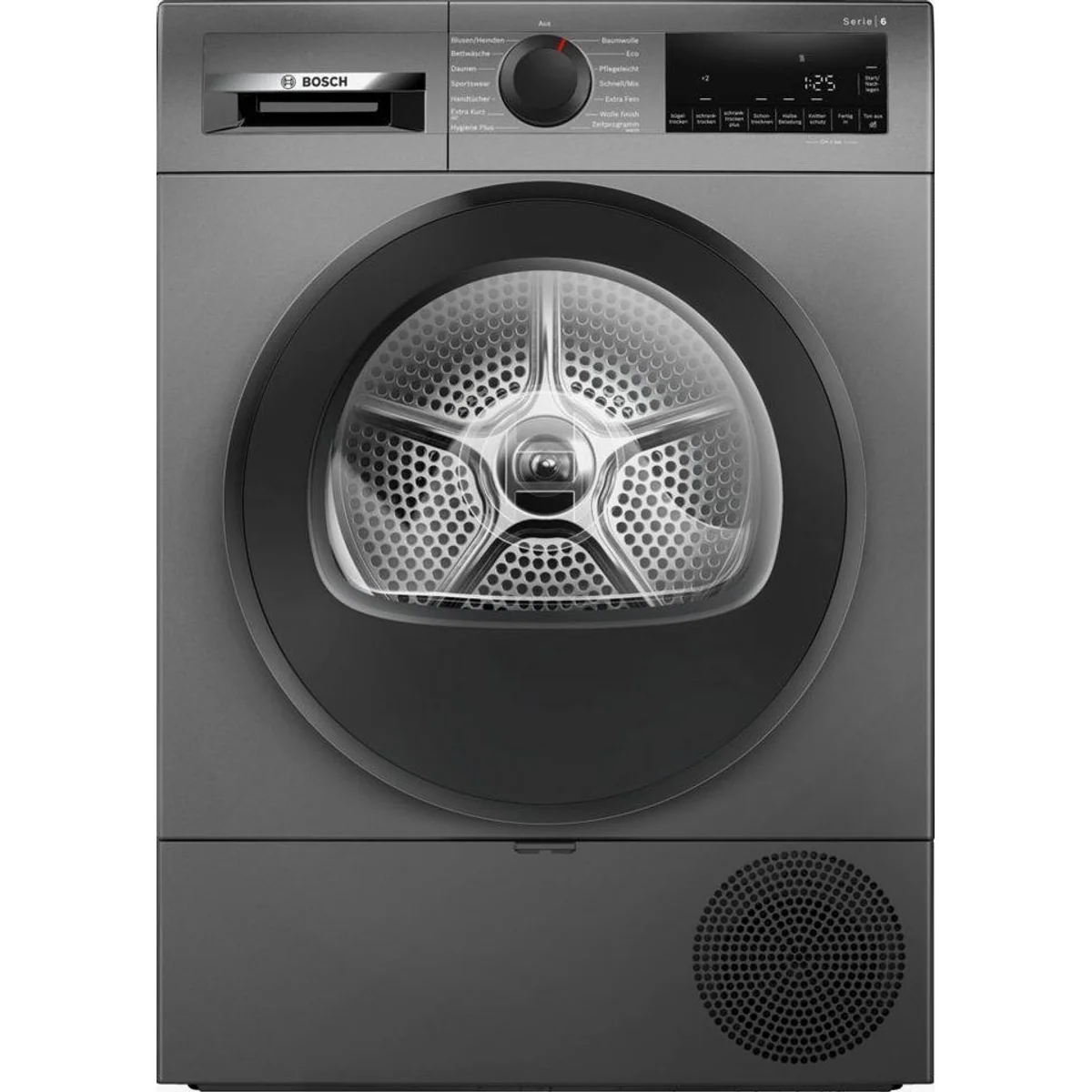 BOSCH Wärmepumpentrockner Serie 6 WQG243DR10, Einfache Reinigung, Bettwäscheprogramm