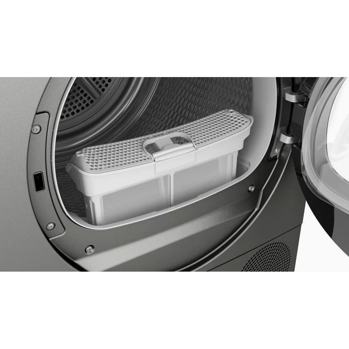 BOSCH Wärmepumpentrockner Serie 6 WQG243DR10, Einfache Reinigung, Bettwäscheprogramm 4
