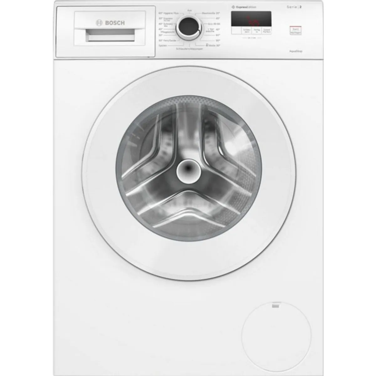 BOSCH WGE0242H Waschmaschine, 7 kg, 1400 U/min, EcoSilence Drive, AquaStop