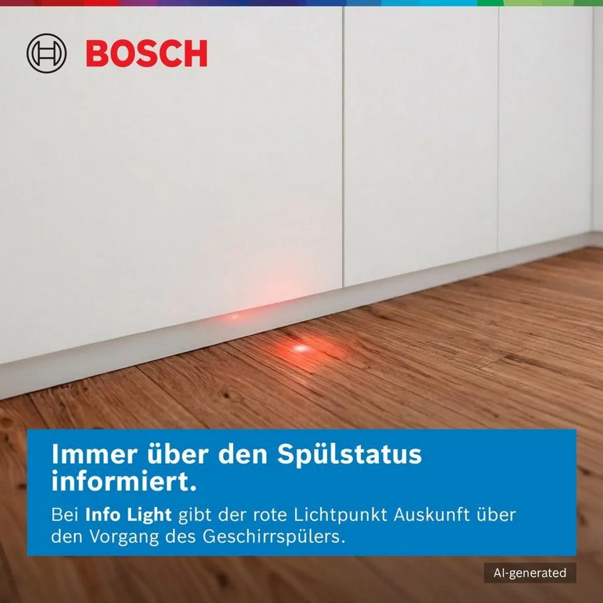 BOSCH SMV2HTX08E Geschirrspüler, 13 Maßgedecke, Info Light 4