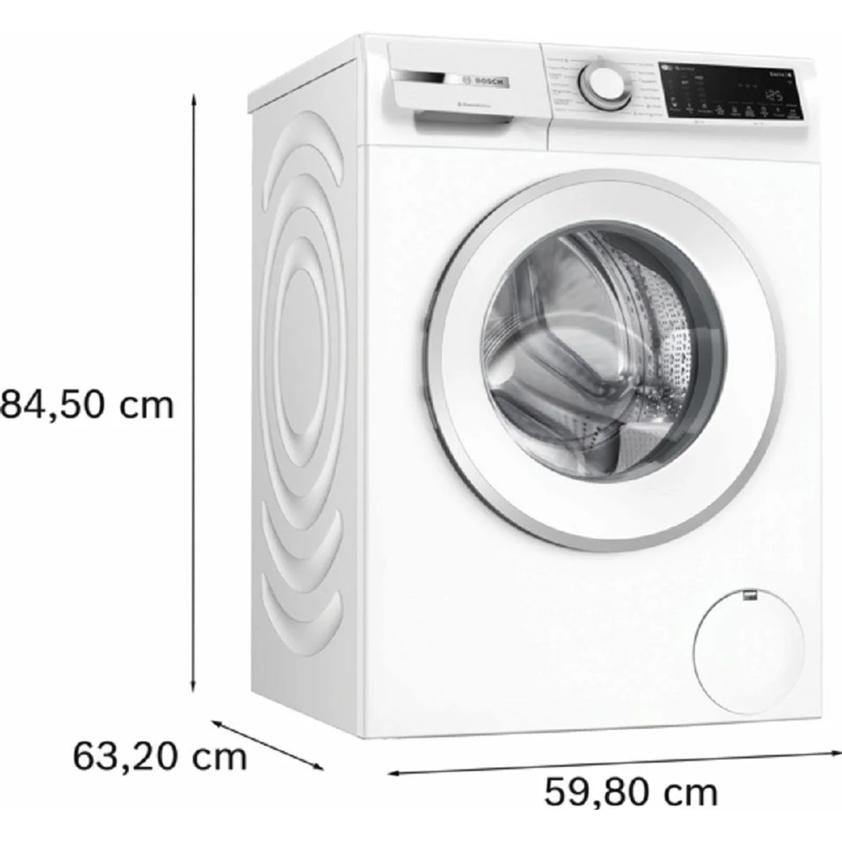 BOSCH Waschmaschine Serie 6 WGJ2440H1, 9 kg, 1400 U/min, Home Connect 3