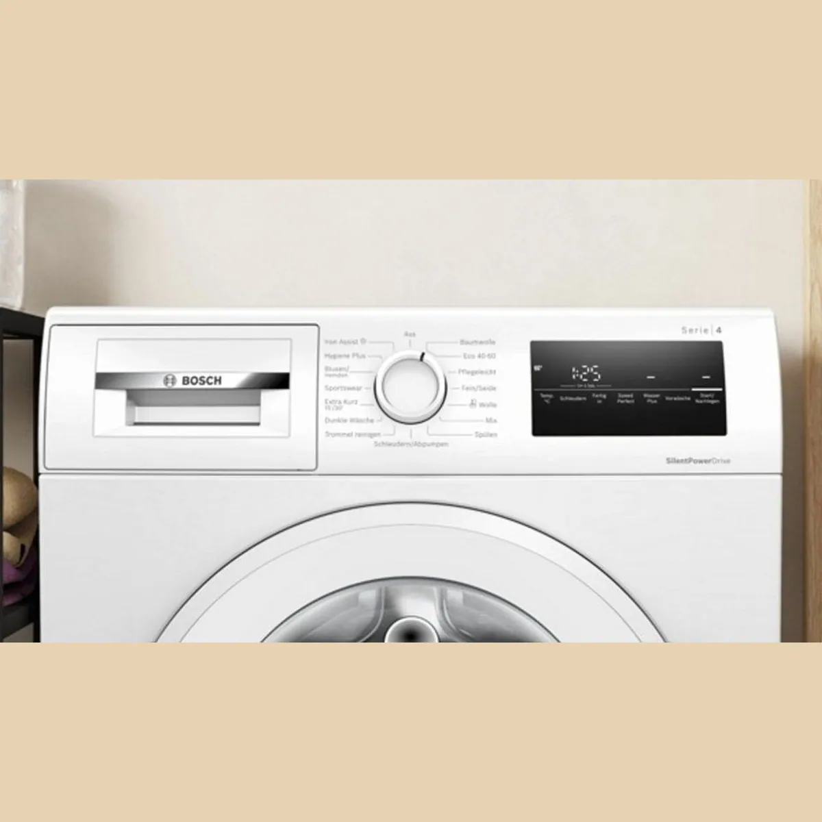 BOSCH WAN28272 Waschmaschine, 8 kg, 1400 U/min, Nachlegefunktion, TouchControl 2