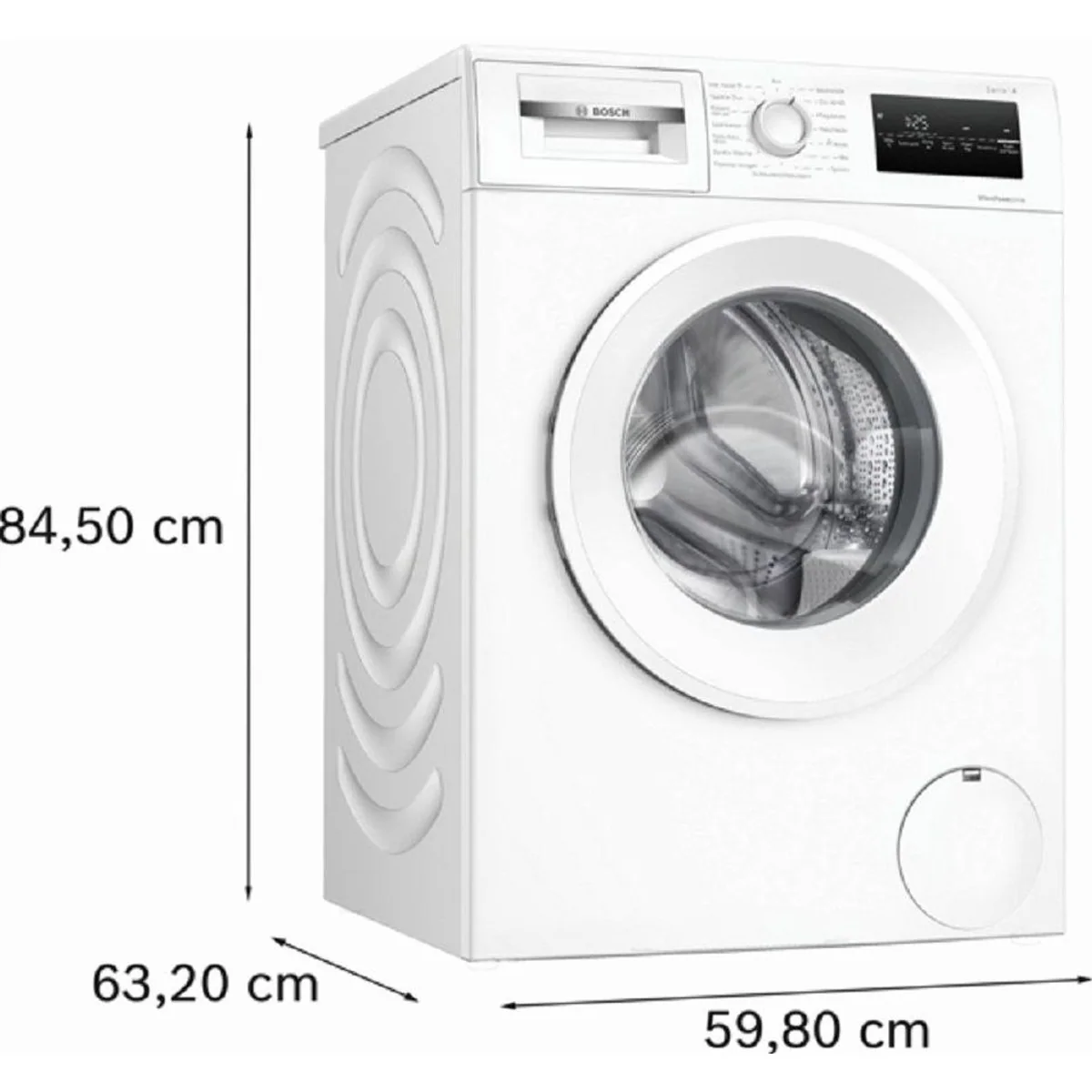 BOSCH WAN28272 Waschmaschine, 8 kg, 1400 U/min, Nachlegefunktion, TouchControl 4