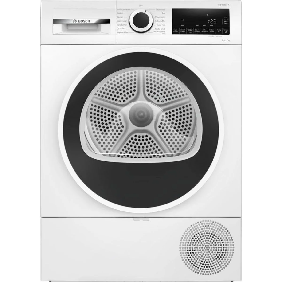 BOSCH Wärmepumpentrockner Serie 4 WQA233MAX, geringer Pflegeaufwand und effiziente Trocknung