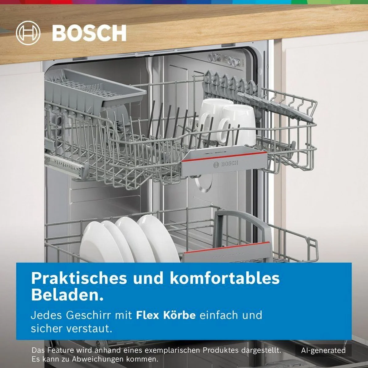 BOSCH SBD6ECX18E Geschirrspüler, 14 Maßgedecke, leise & automatisches Trocknen 5