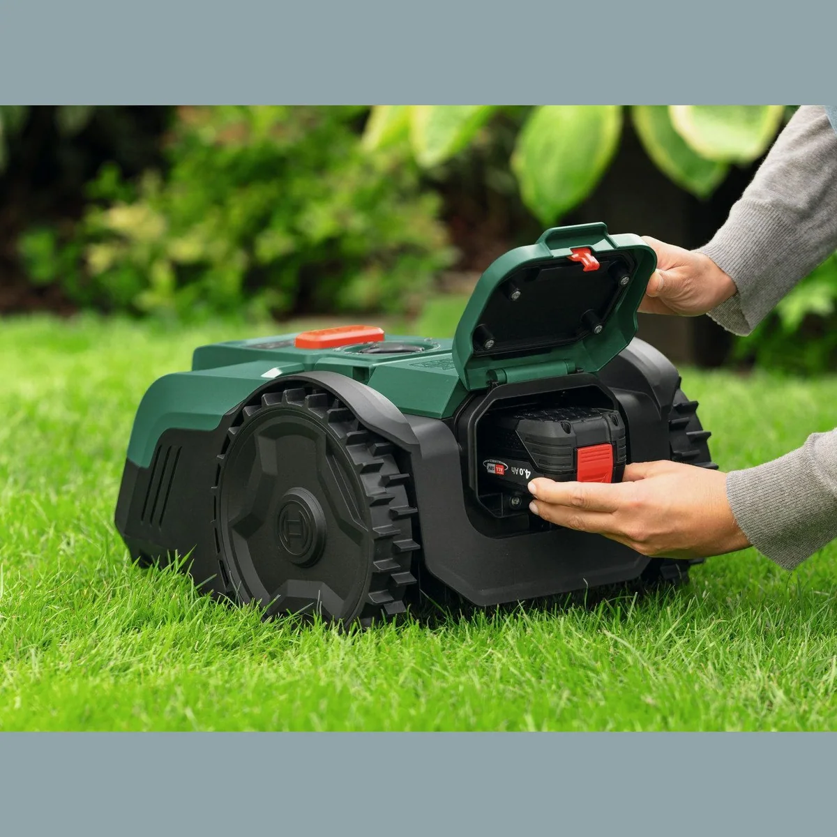Bosch Home & Garden Rasenmähroboter VISIMOW18V-100, für Rasenflächen bis 100 m², inkl. Akku und Ladegerät 5