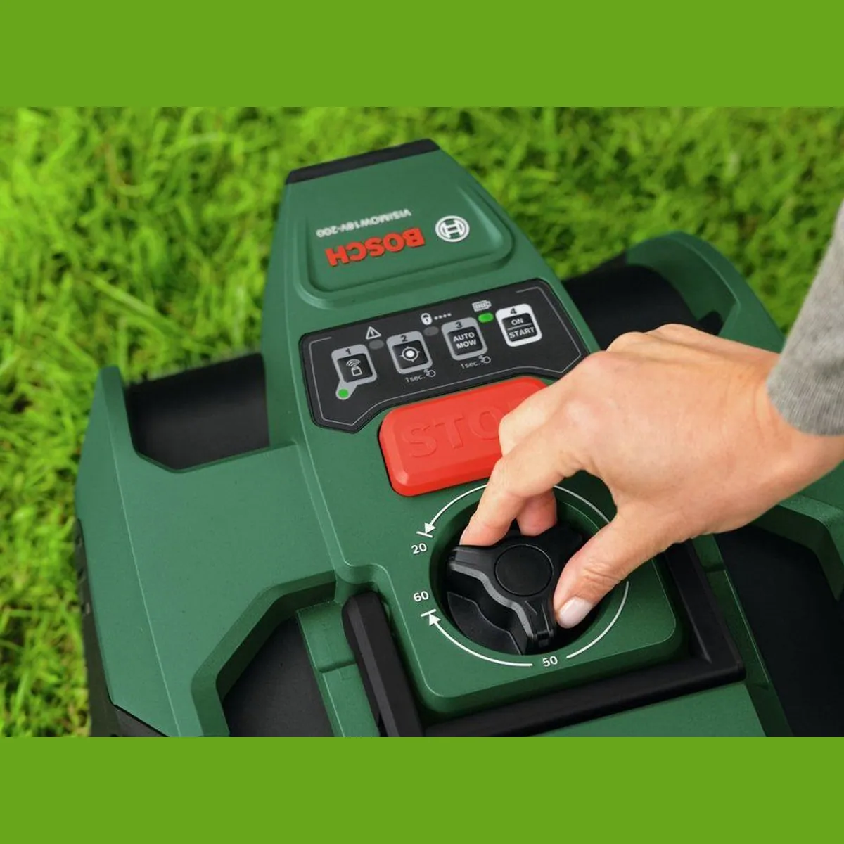 BOSCH VISIMOW 18V-200 Rasenmähroboter, kabellose Freiheit & einfache Bedienung 3