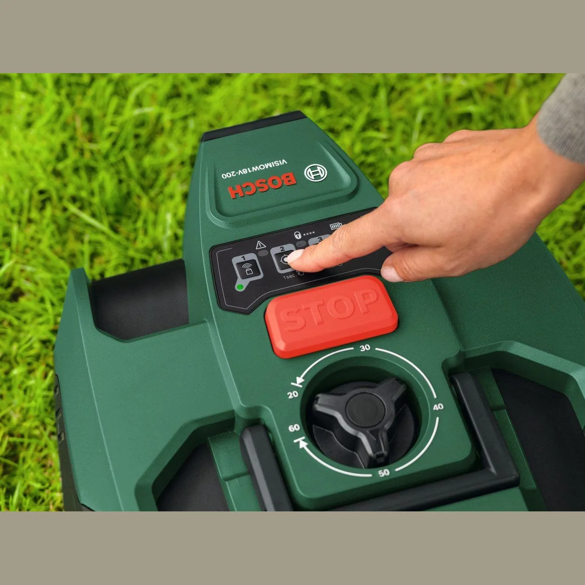 Bosch Home & Garden Rasenmähroboter VISIMOW18V-200, für Rasenflächen bis 200 m², inkl. Akku und Ladegerät 3