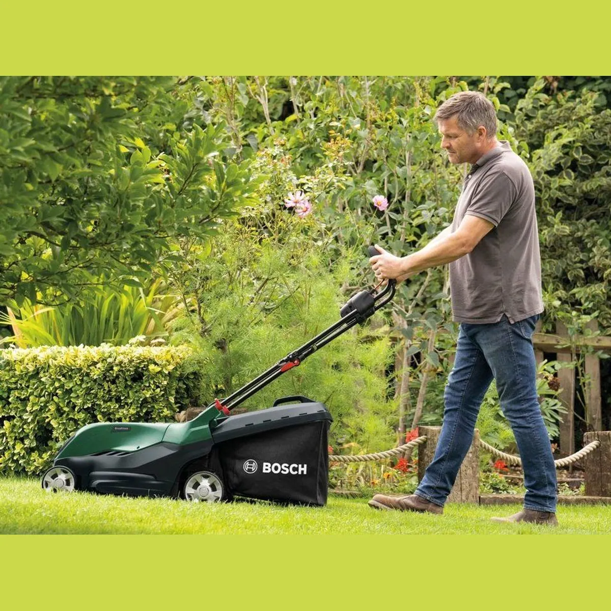Bosch Home & Garden Akkurasenmäher AdvancedRotak 36V-40-650, leise, vielseitig, kabellos 2