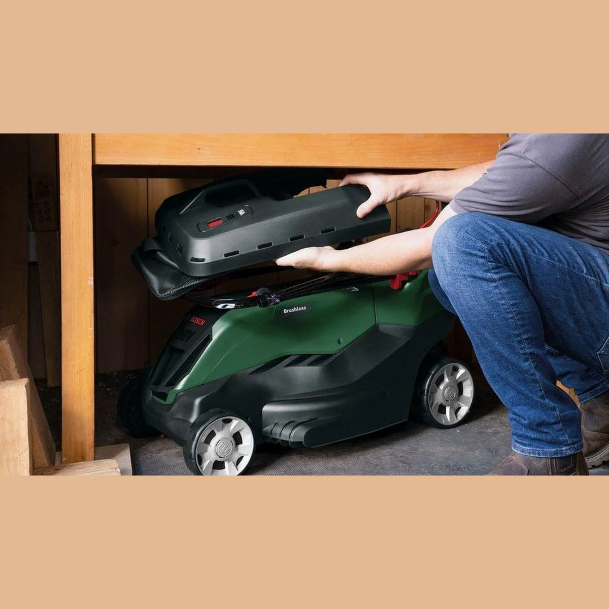 Bosch Home & Garden Akkurasenmäher AdvancedRotak 36V-40-650, leise, vielseitig, kabellos 5