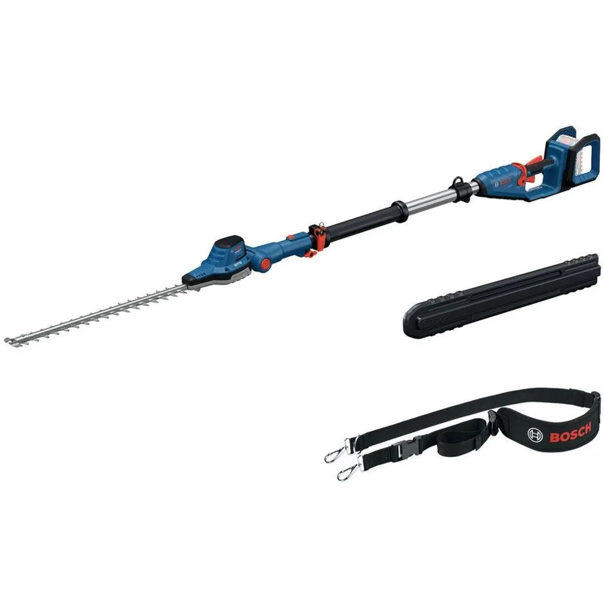 Bosch Professional Teleskop-Heckenschere GHE 18V-50 TP Solo, bis 2,5 m Arbeitshöhe, kabellose Freiheit