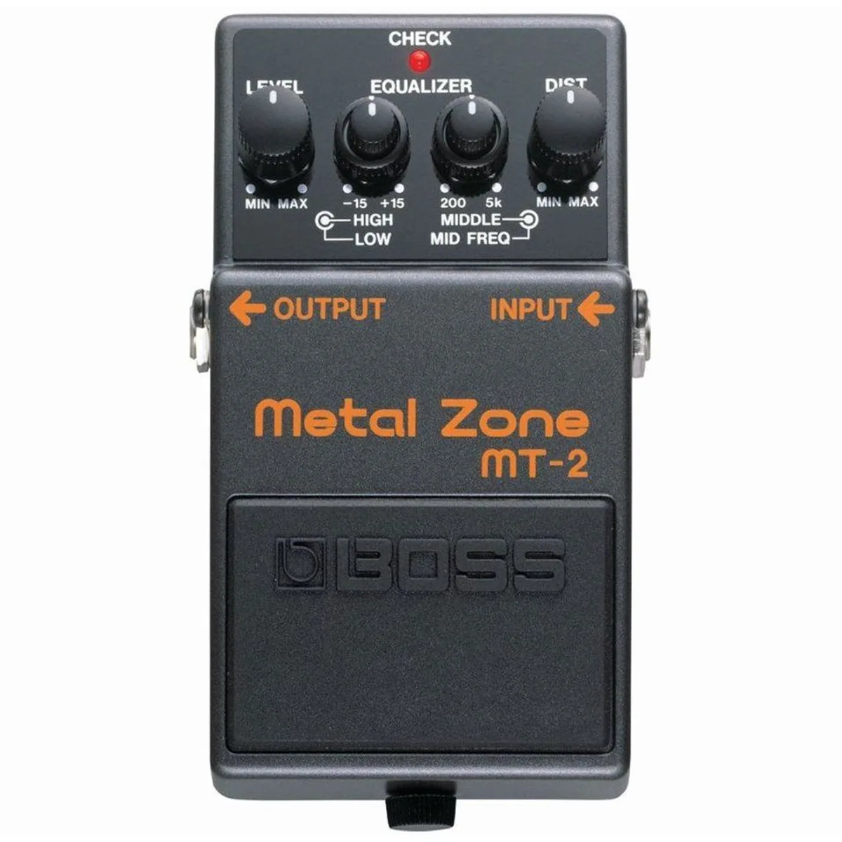 Boss MT-2 Metal Zone Distortion Pedal, vielseitig, rauscharm, parametrische Mittenreglung 2