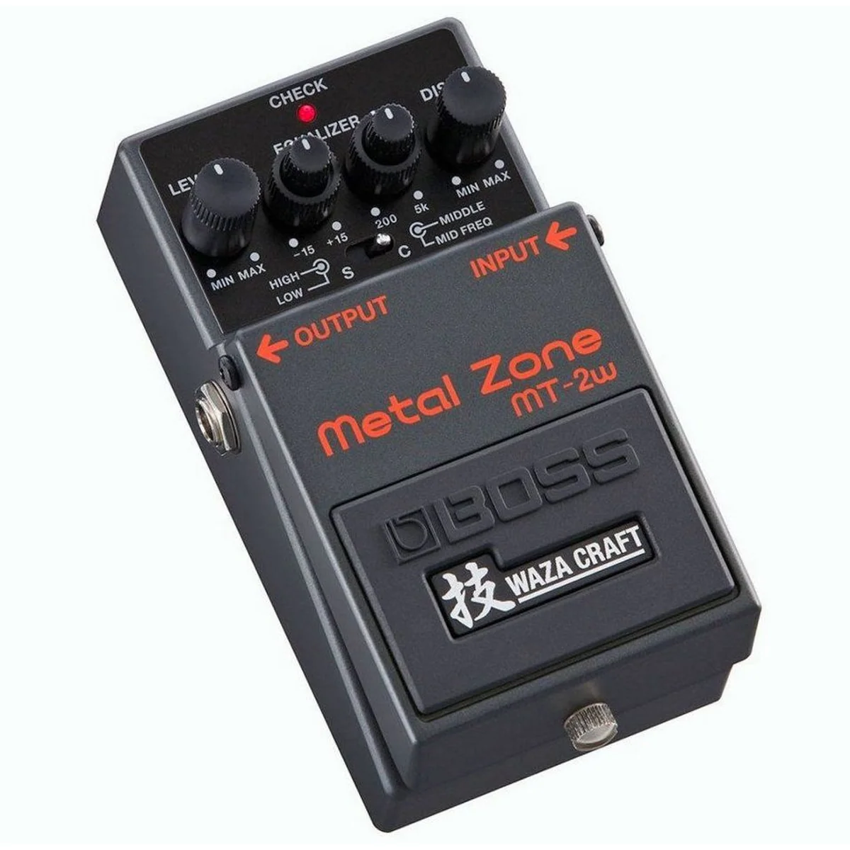 Boss by Roland MT-2W Metal Zone Pedal, 3-Band-EQ, zwei Gain-Modi