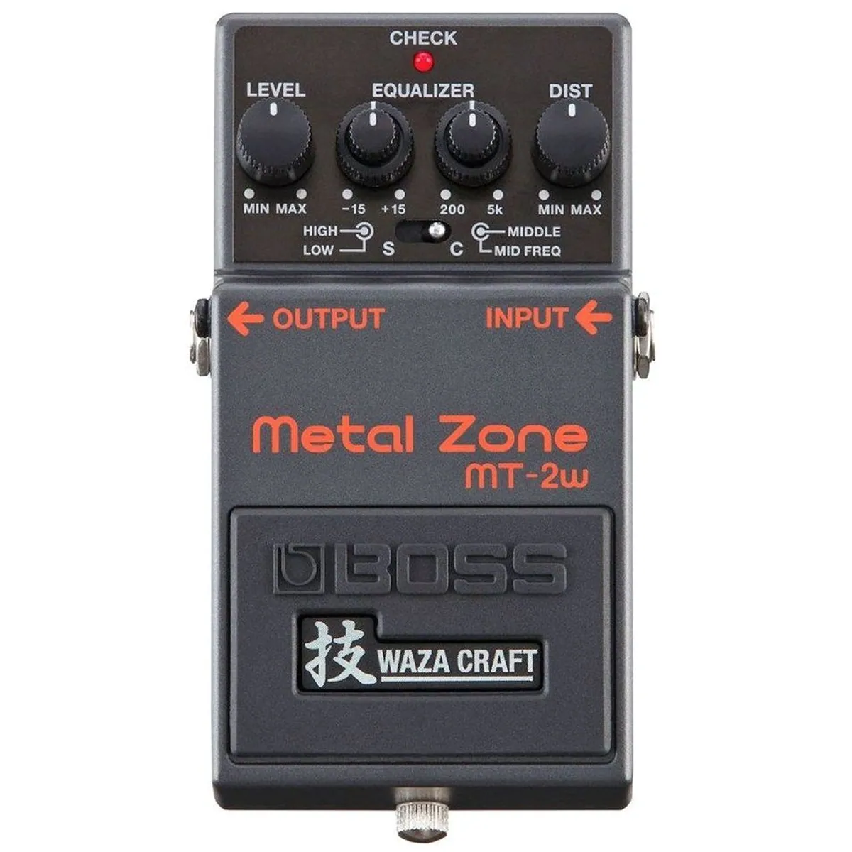 Boss by Roland MT-2W Metal Zone Pedal, 3-Band-EQ, zwei Gain-Modi 2