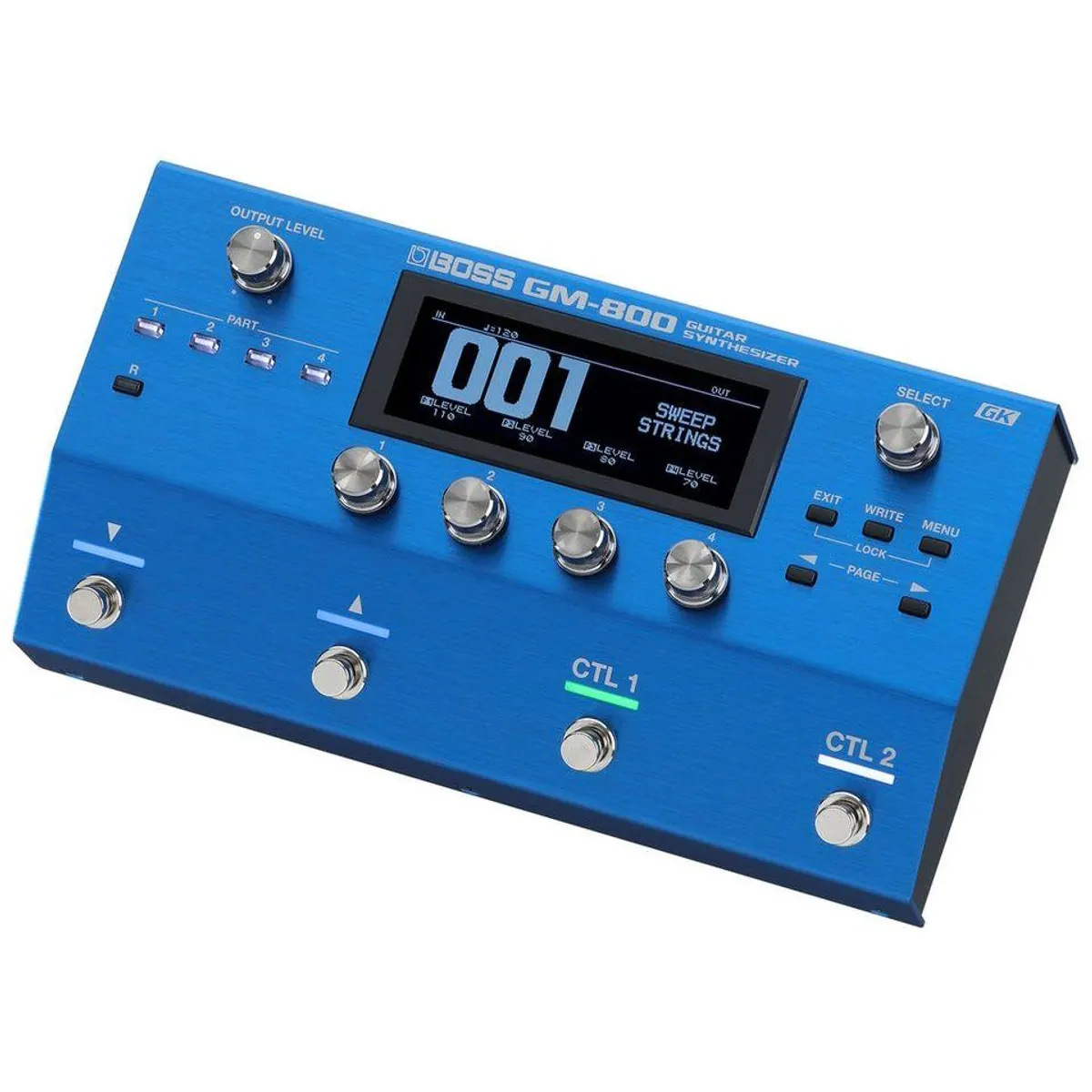 Boss GM-800 E-Gitarre Effektgerät, moderne ZEN-Core Soundengine, 1.200 Sounds 2