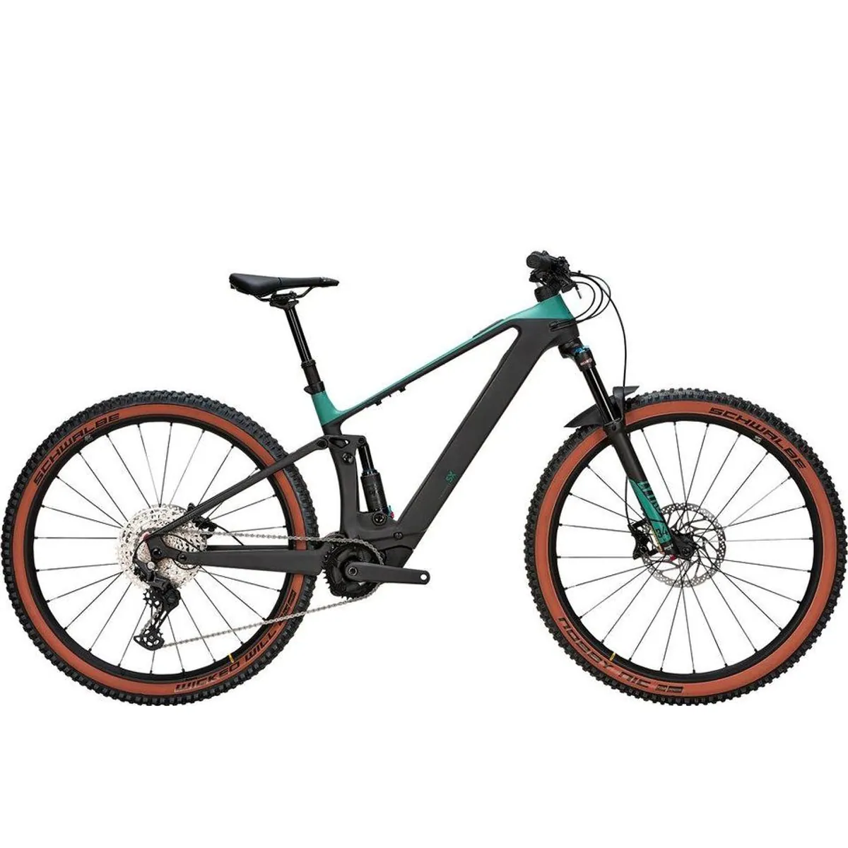 Bulls Sonic EVA AM SX 1, sportliches E-Mountainbike mit Bosch Motor und 12-Gang Shimano — 400 Wh Akku, 29 Zoll, Carbonrahmen
