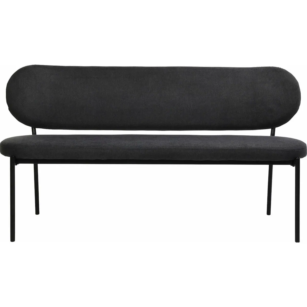 byLIVING Sitzbank Jersey, eleganter Webstoff, robustes Stahlgestell — 160 cm Breite, komfortable Rückenlehne 3