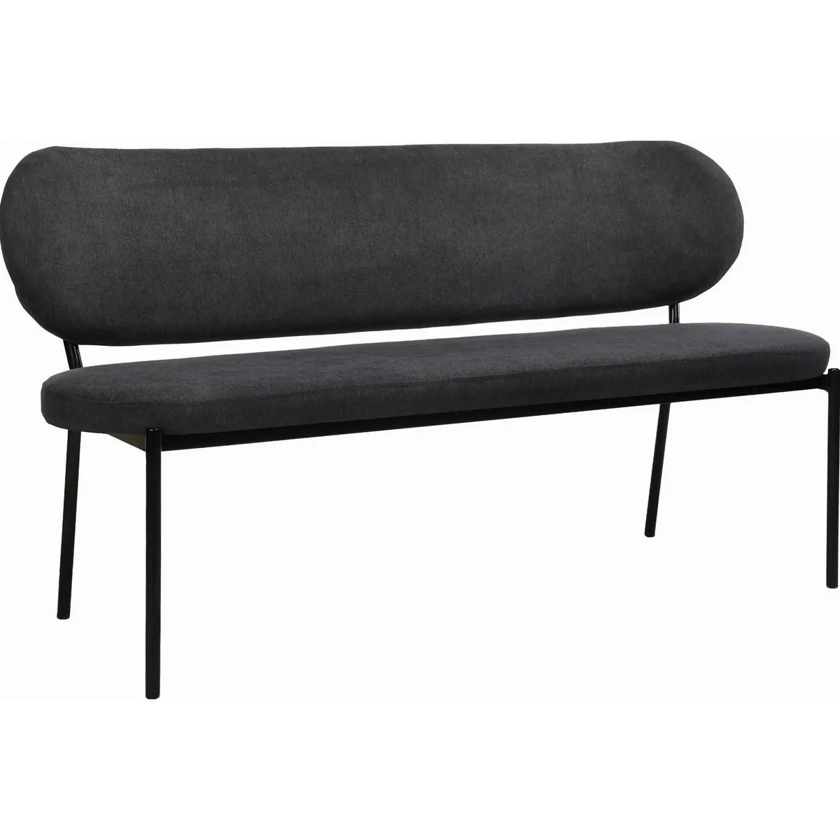 byLIVING Sitzbank Jersey, eleganter Webstoff, robustes Stahlgestell — 160 cm Breite, komfortable Rückenlehne 4