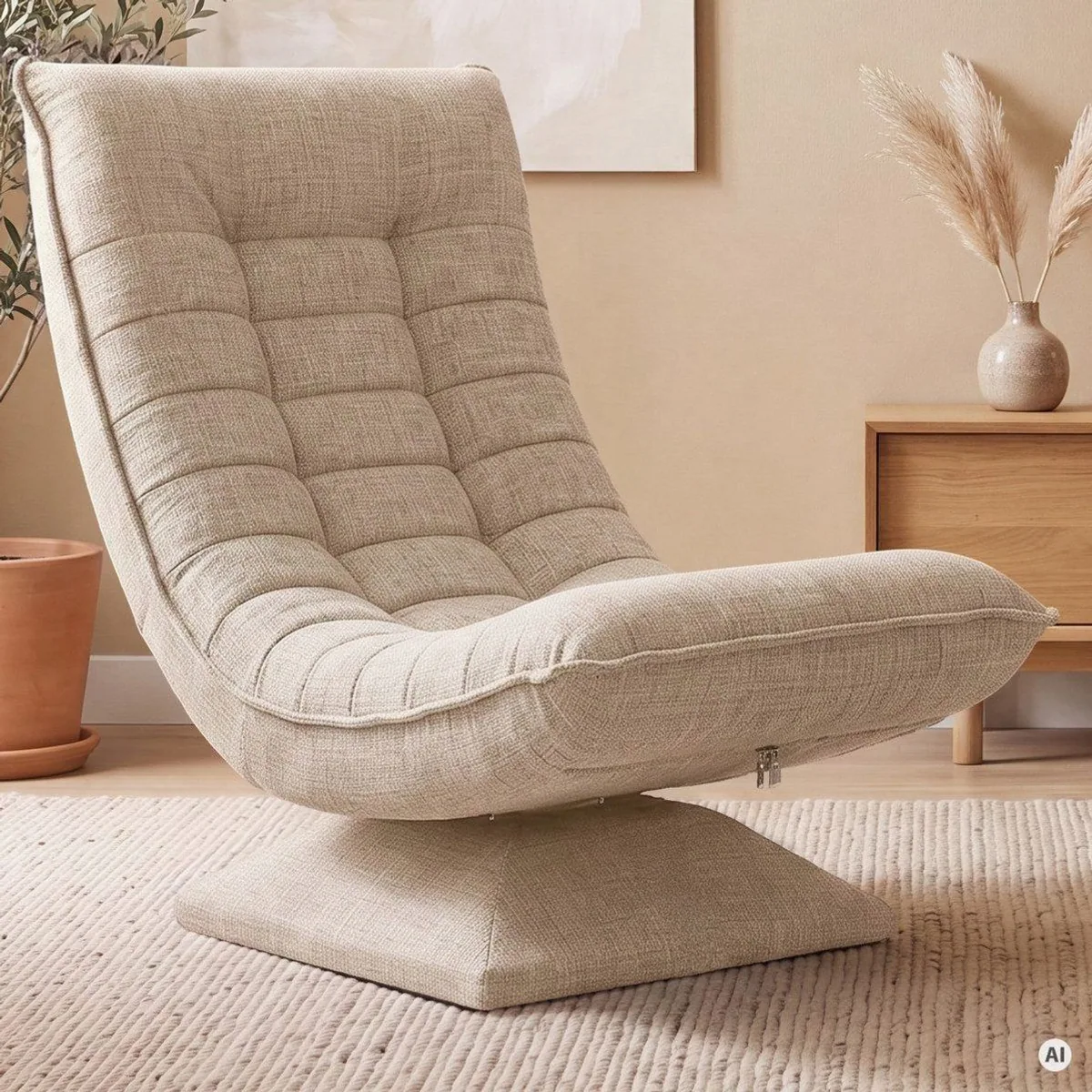 Casaria Relaxsessel Aberdeen, modernes Design, 360° drehbar, klappbar
