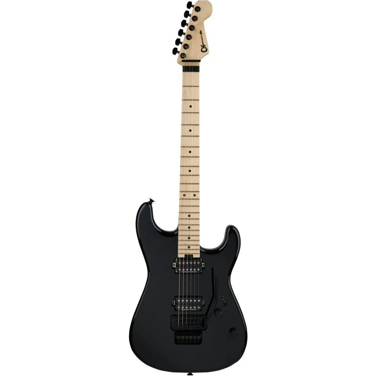 Charvel Pro-Mod San Dimas Style 1 HH FR MPL, Hochglanz Schwarz, Seymour Duncan Pickups, Floyd Rose Tremolo