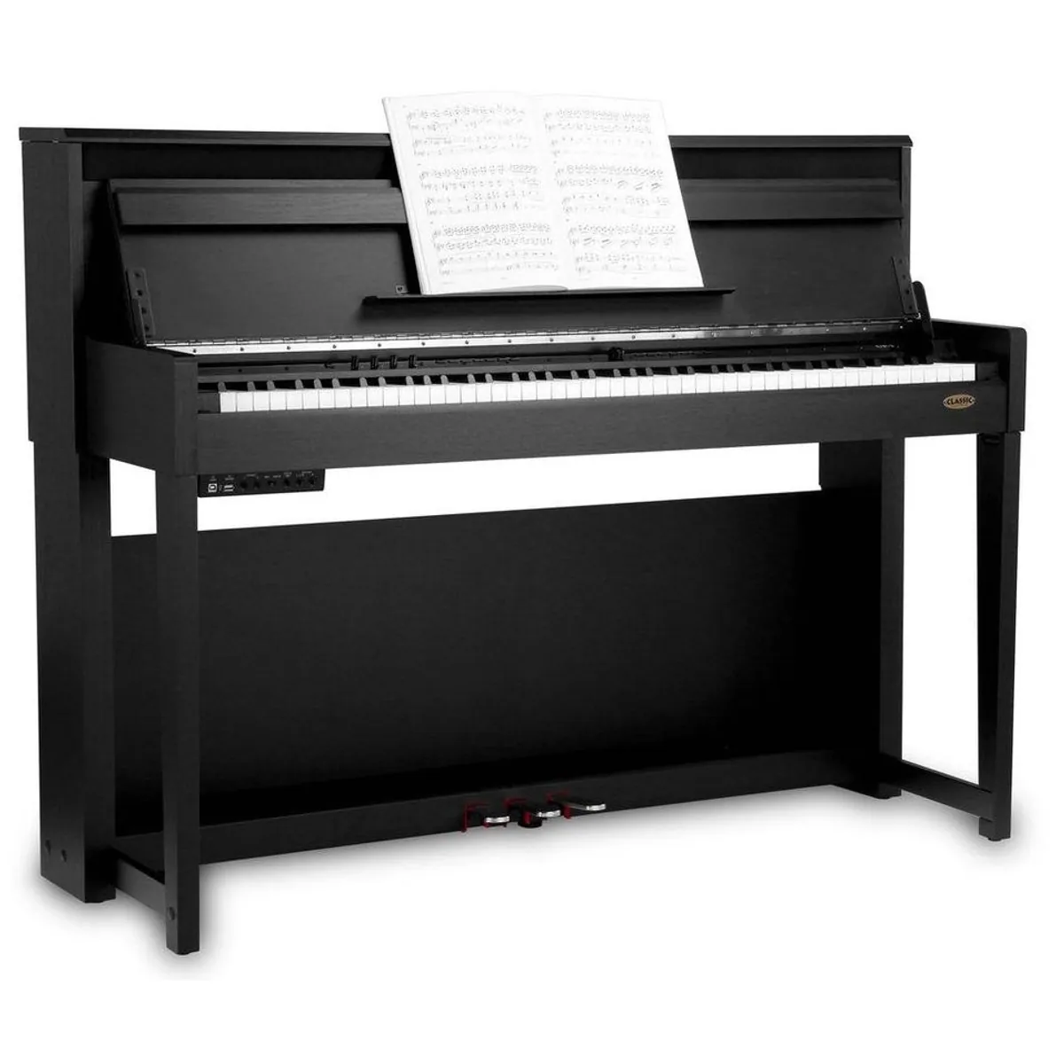 Classic Cantabile UP-1 Digitalpiano Set, 88 gewichtete Tasten, 40 Sounds, inkl. Klavierbank & Kopfhörer 4