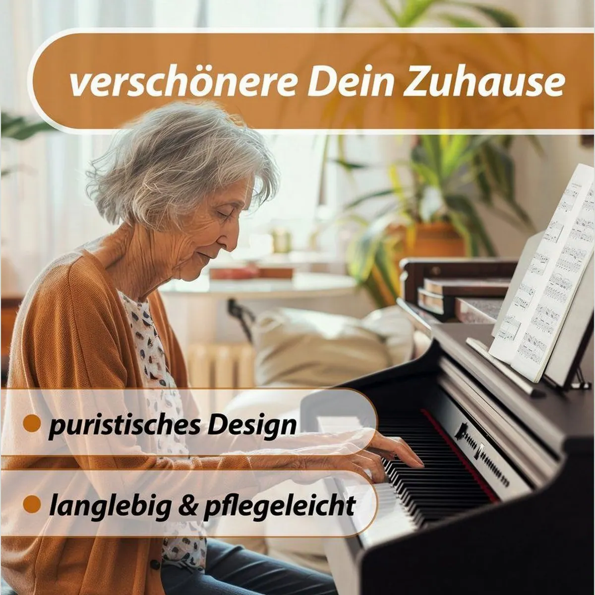 Classic Cantabile DP-50 Digitalpiano Set, 88 Tasten Hammermechanik, incl. Klavierbank & Kopfhörer 4