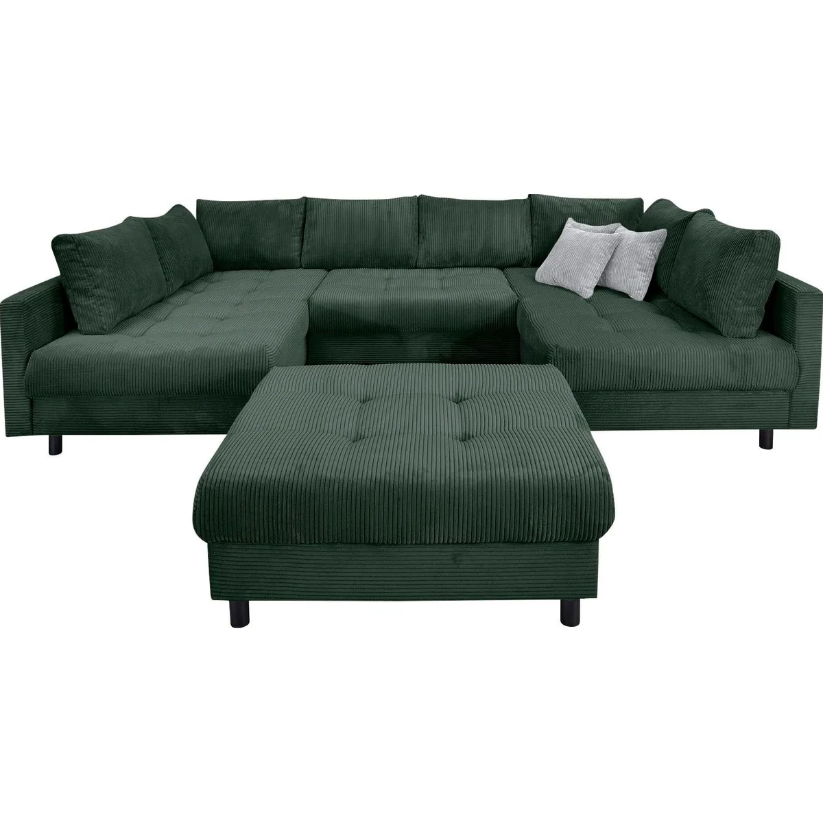 COLLECTION AB Wohnlandschaft Toni U-Form, großzügige Liegefläche, elegantes Design 2