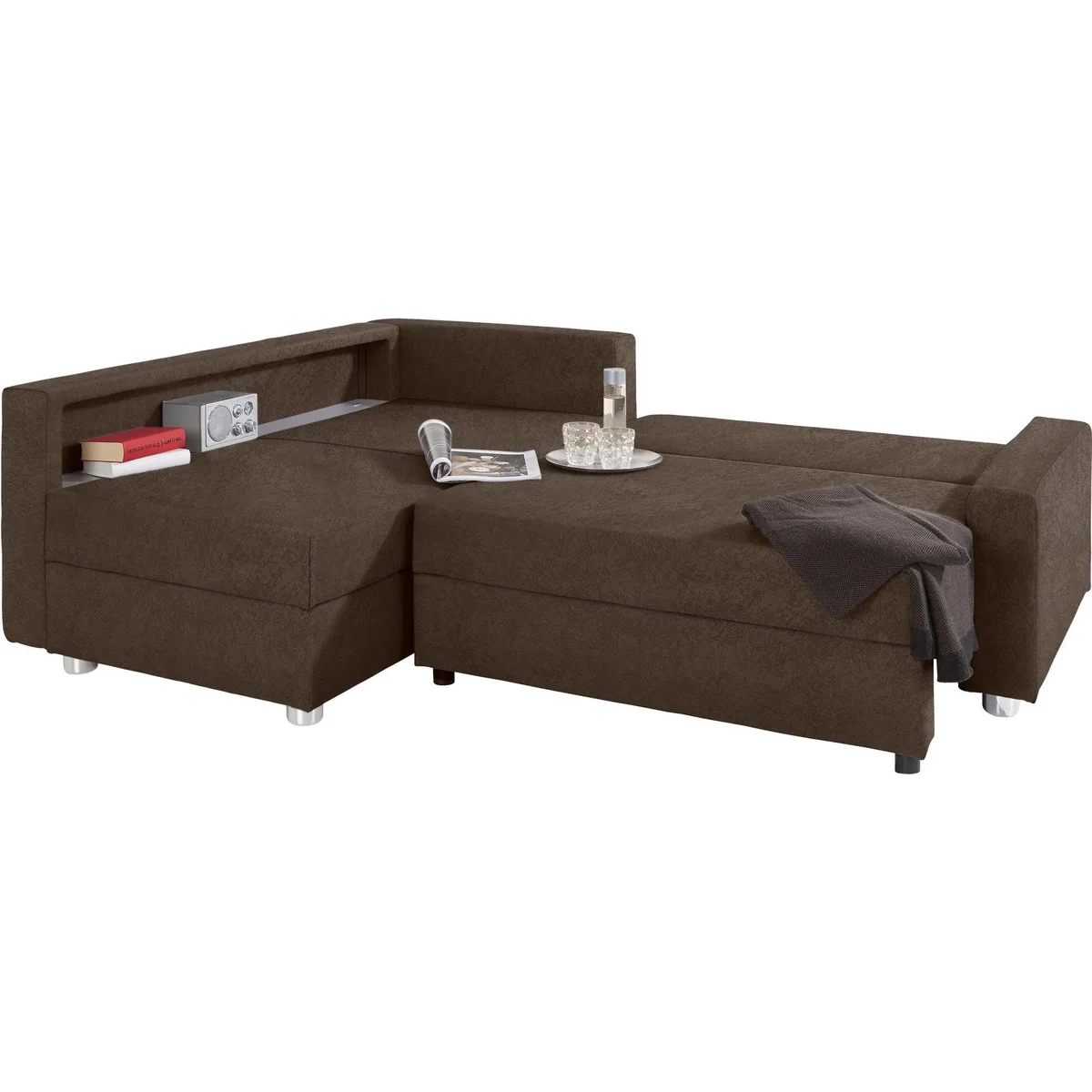 COLLECTION AB Ecksofa Relax L-Form, vielseitig nutzbar mit Schlaffunktion & Bettkasten 3