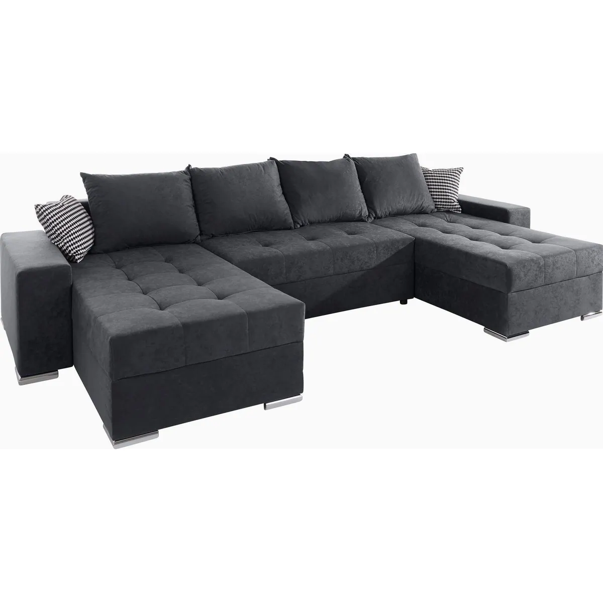 COLLECTION AB Wohnlandschaft Josy XL U-Form, 313 cm Breite, Schlaffunktion, Federkern — Komfort & Funktionalität 3