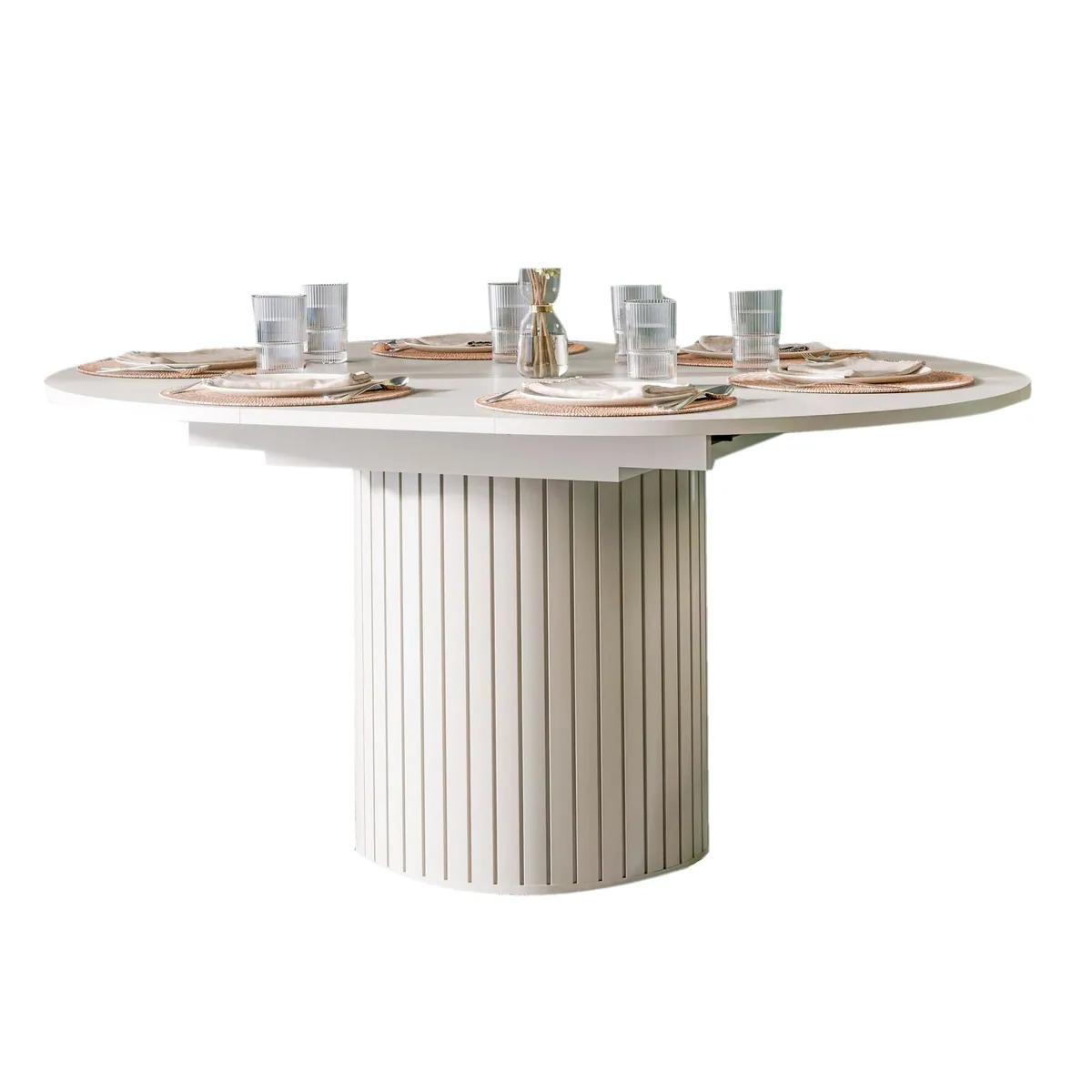 Compleo Esstisch MODERNO, ausziehbar 120-160 cm, modernes Design