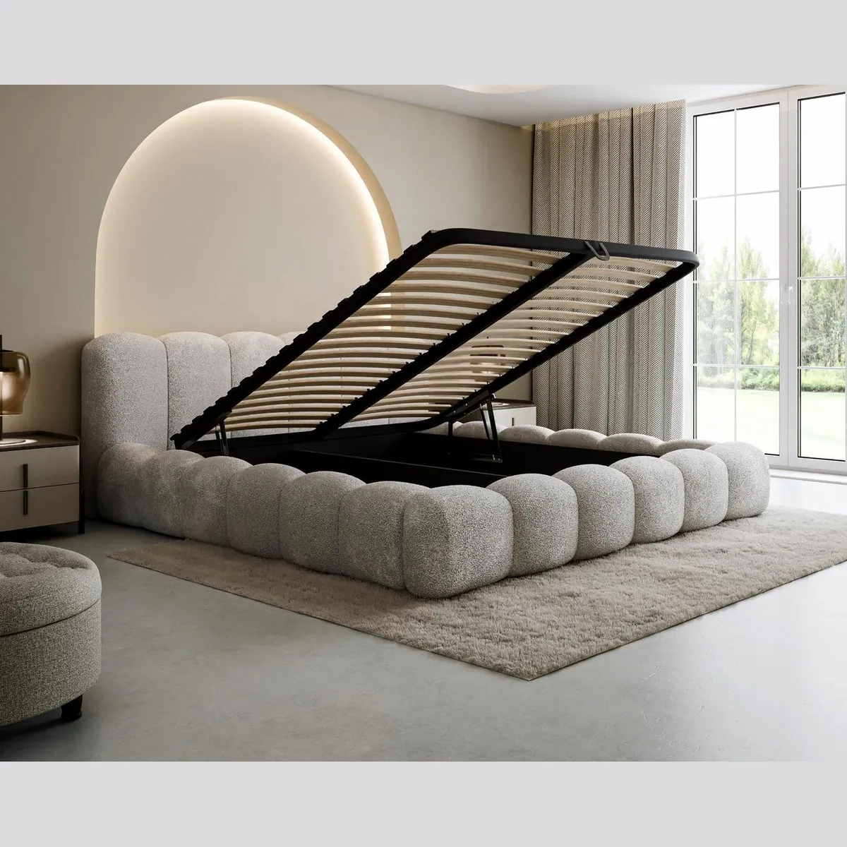 Compleo Polsterbett Wolkenbett, elegantes Design, hochwertige Materialien 3