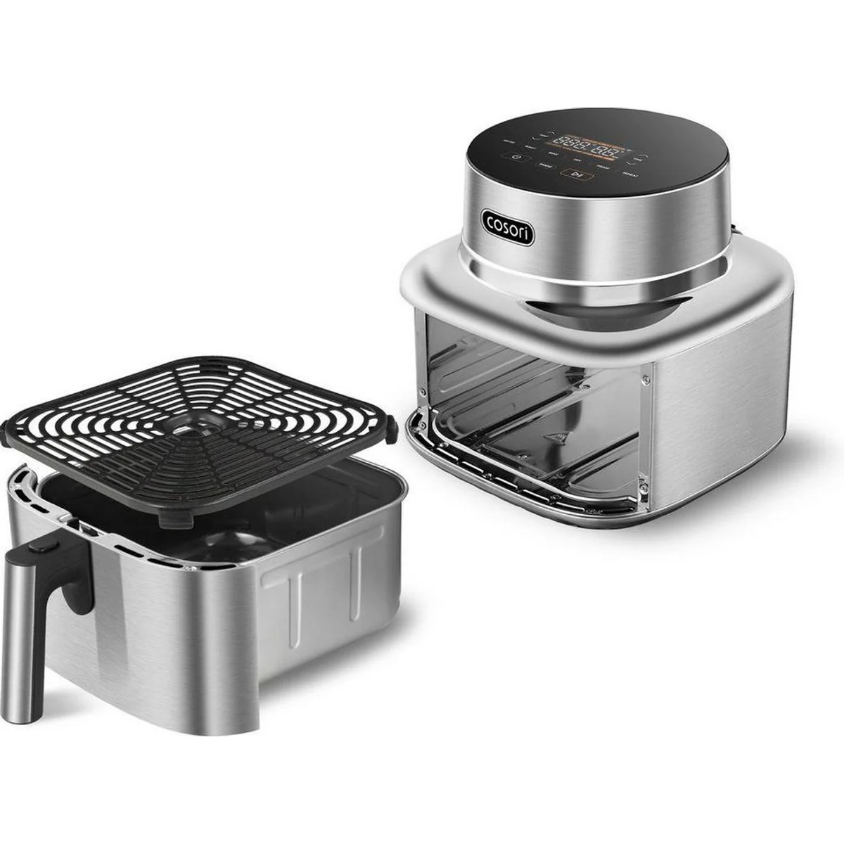 Cosori ICONIC Heißluftfritteuse CAF-SE601S-CEU, 6,2 L, Edelstahl, 1725 W 4