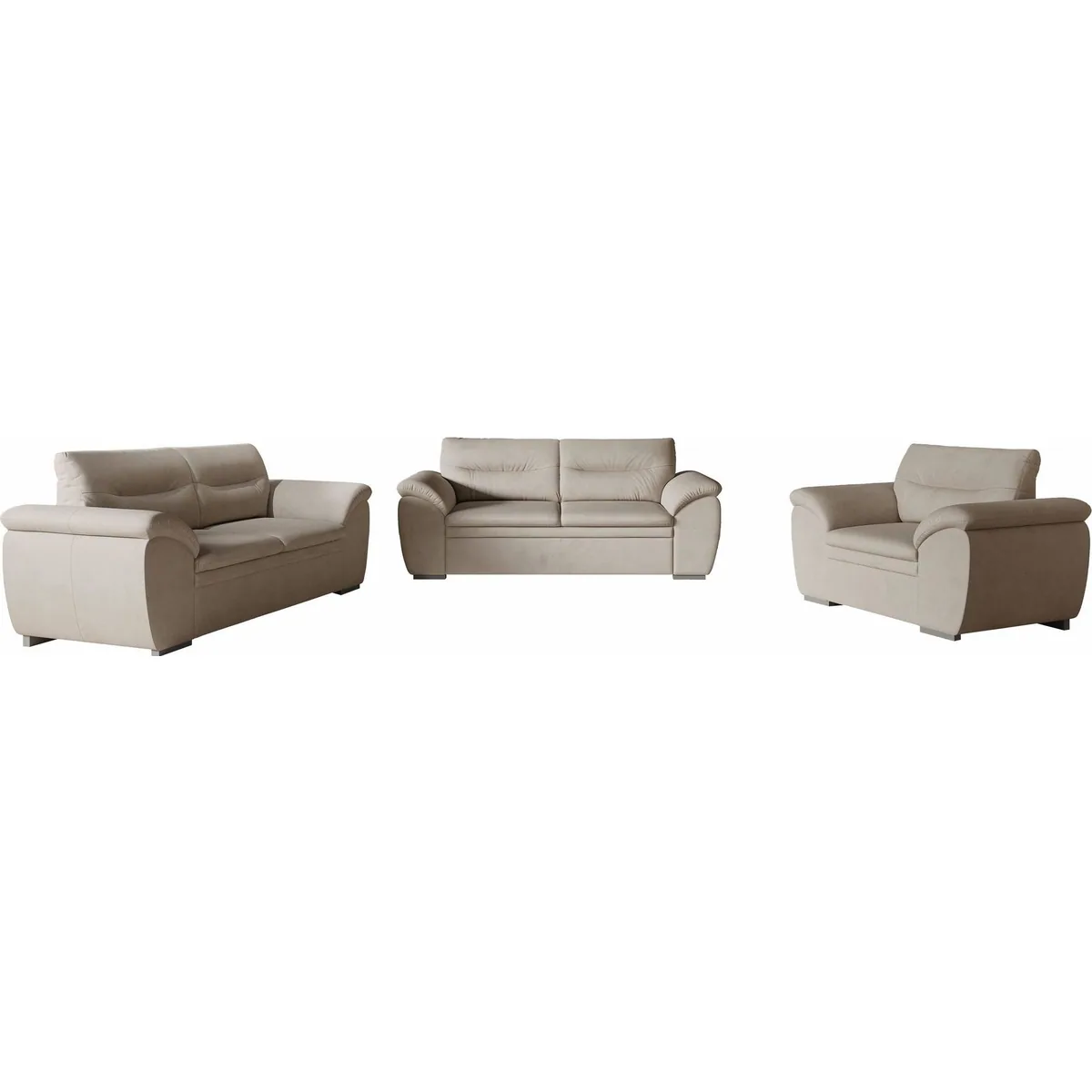 COTTA Polstergarnitur Leandra, 2-Sitzer & 2,5-Sitzer Set, elegantes Design & hoher Komfort 2