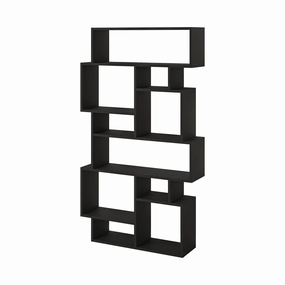 Decortie Karmato Bücherregal, asymmetrisches Design, 10 Fächer — funktionell und stilvoll 4