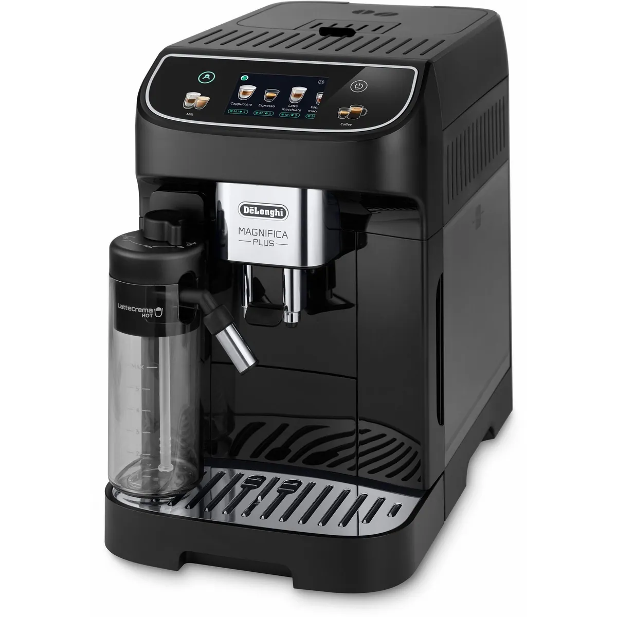 De'Longhi Magnifica Plus ECAM320.60.B, 15 Rezepte, LatteCrema Milchsystem, 3,5" Touch-Farbdisplay 2