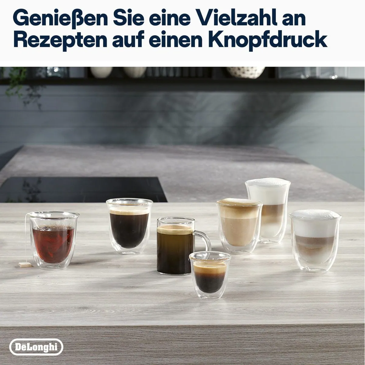 De'Longhi Magnifica Evo Next ECAM310.60.GB, Barista-Genuss per Touch, grau, 10 Rezepte 5